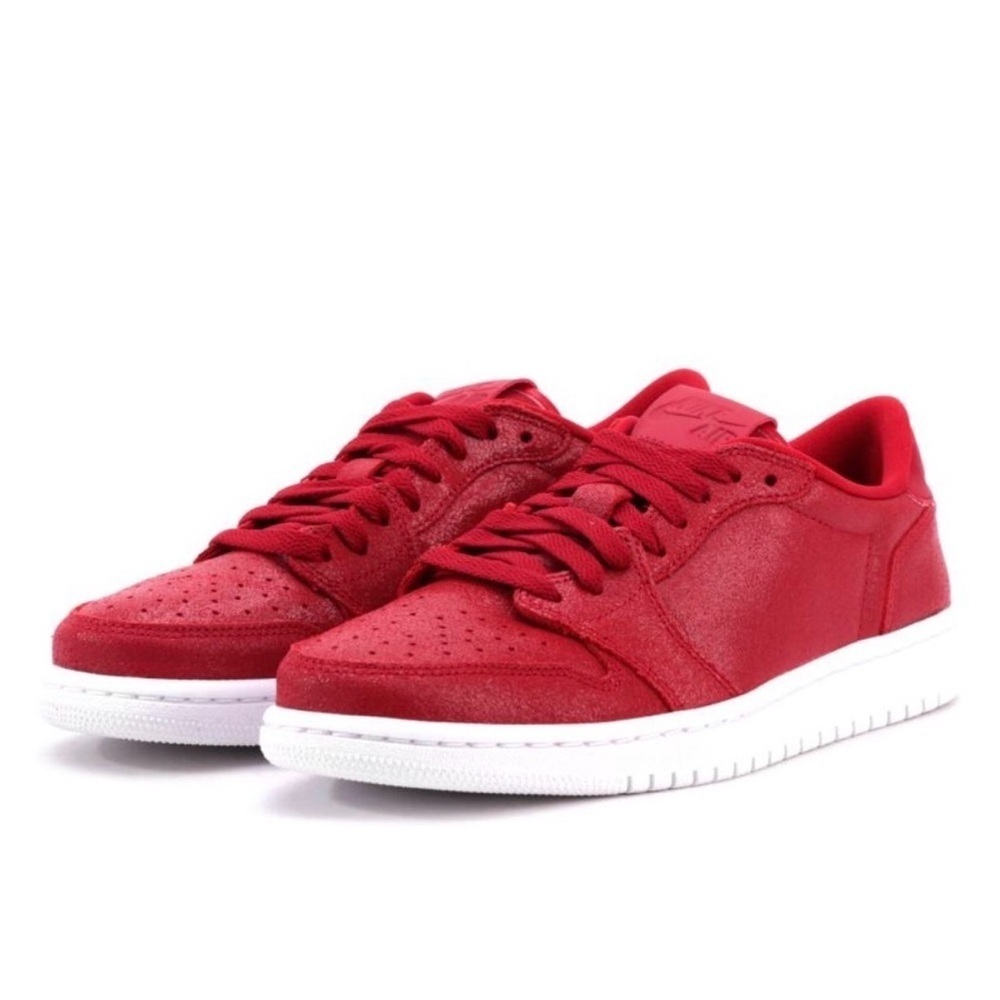 Nike Air Jordan 1 Retro Low NS Sneakers Gym Red Womens Size 6 Streetwear Sporty